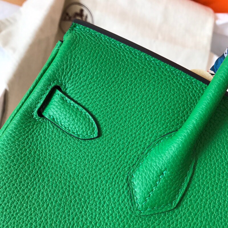 Hermes Birkin 30CM Togo Leather Handbag Green